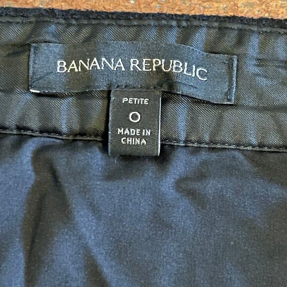 Banana Republic Women's Wool Blend Pencil Skirt Size 0 Petite - Picture 3 of 9